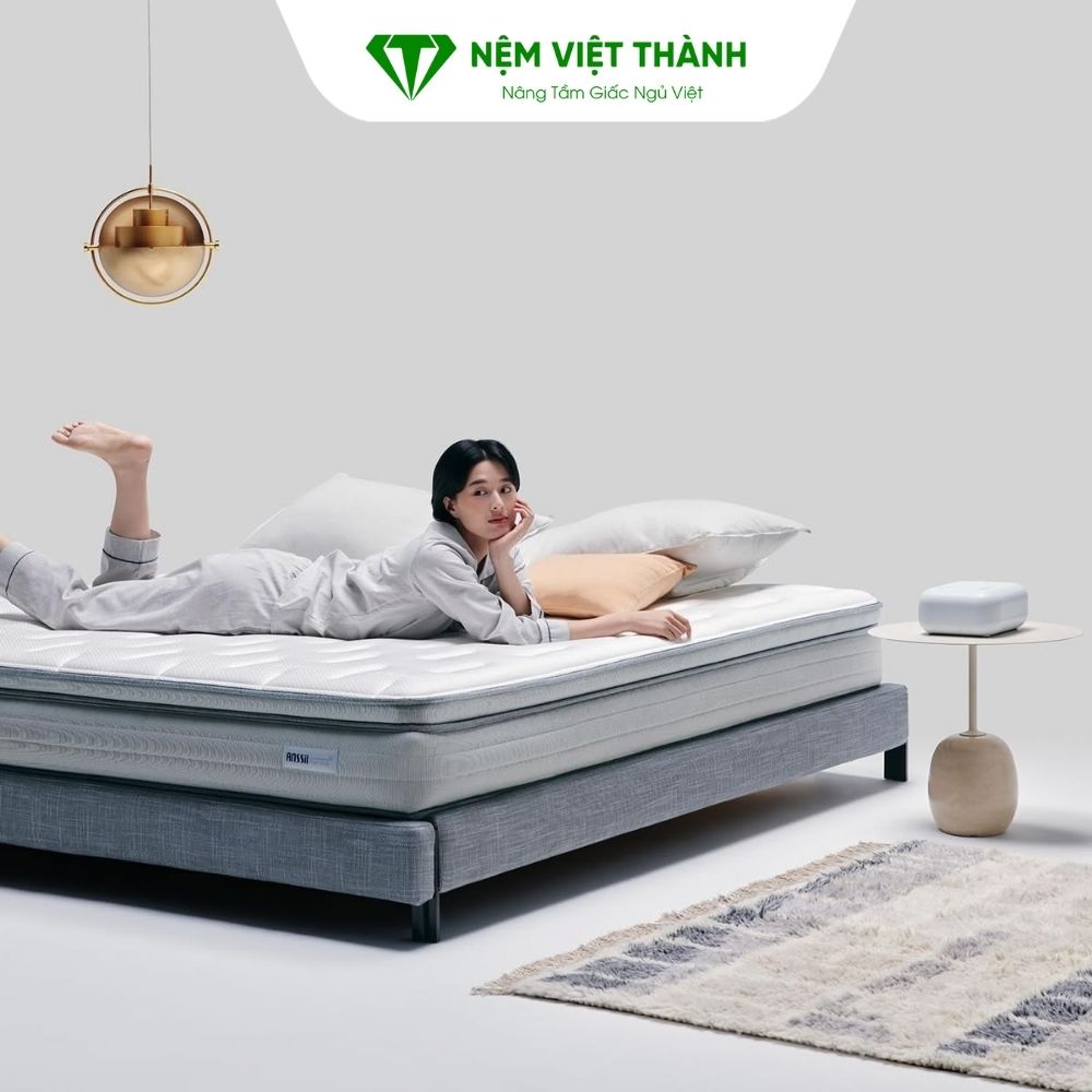 Nệm lò xo túi độc lập cho mẹ bầu êm ái và giảm rung động