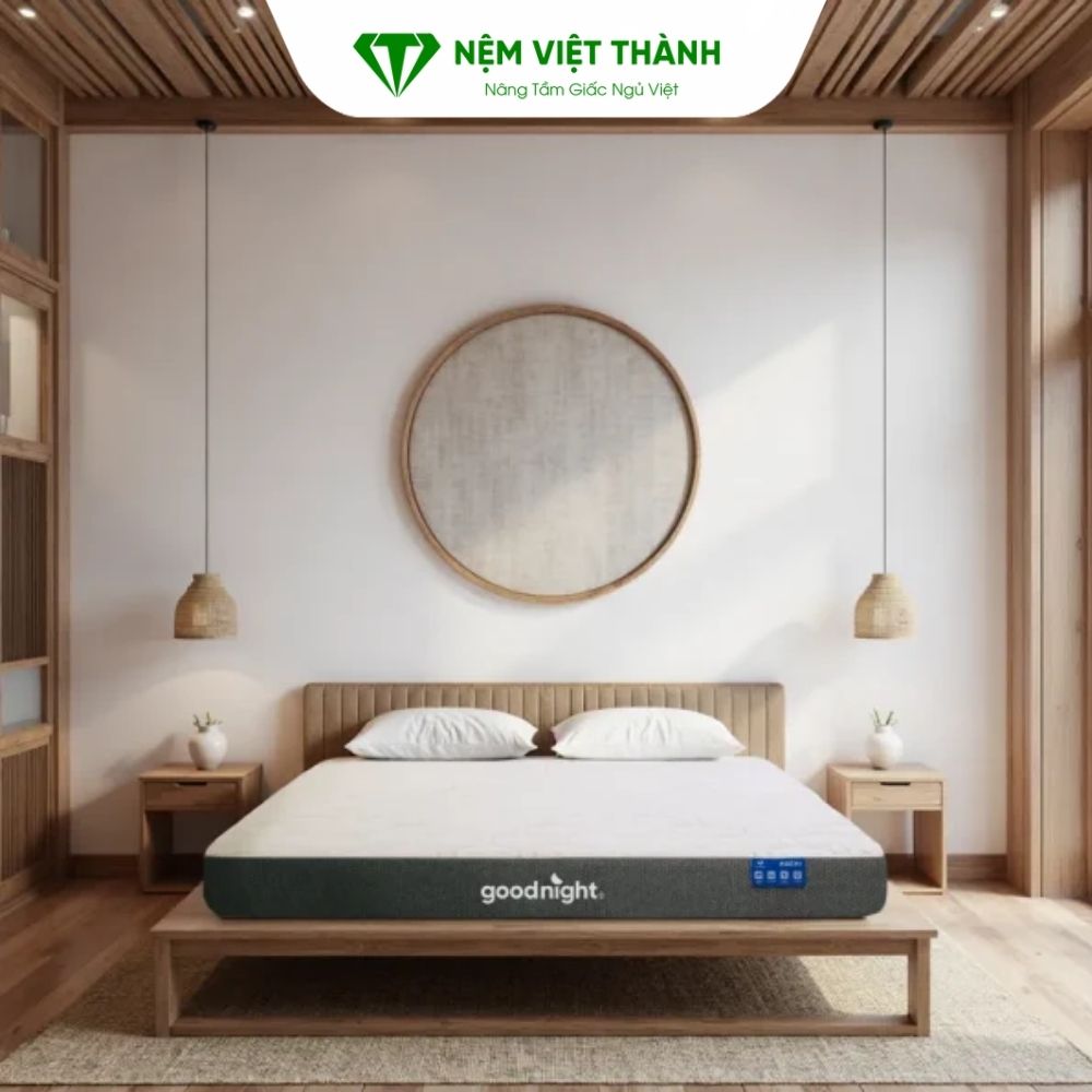 Nệm Foam Goodnight Eva với thiết kế tinh tế và tiện nghi