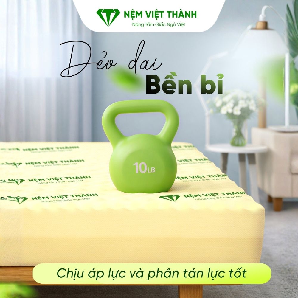 Độ bền và khả năng chịu lực ủa từng loại nệm