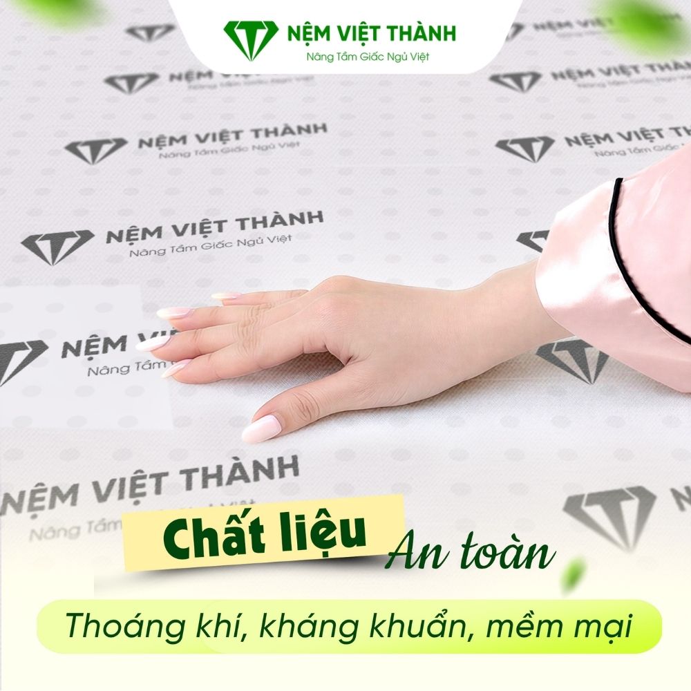 Khả năng kháng khuẩn tạo cảm giác an toàn hơn khi nằm