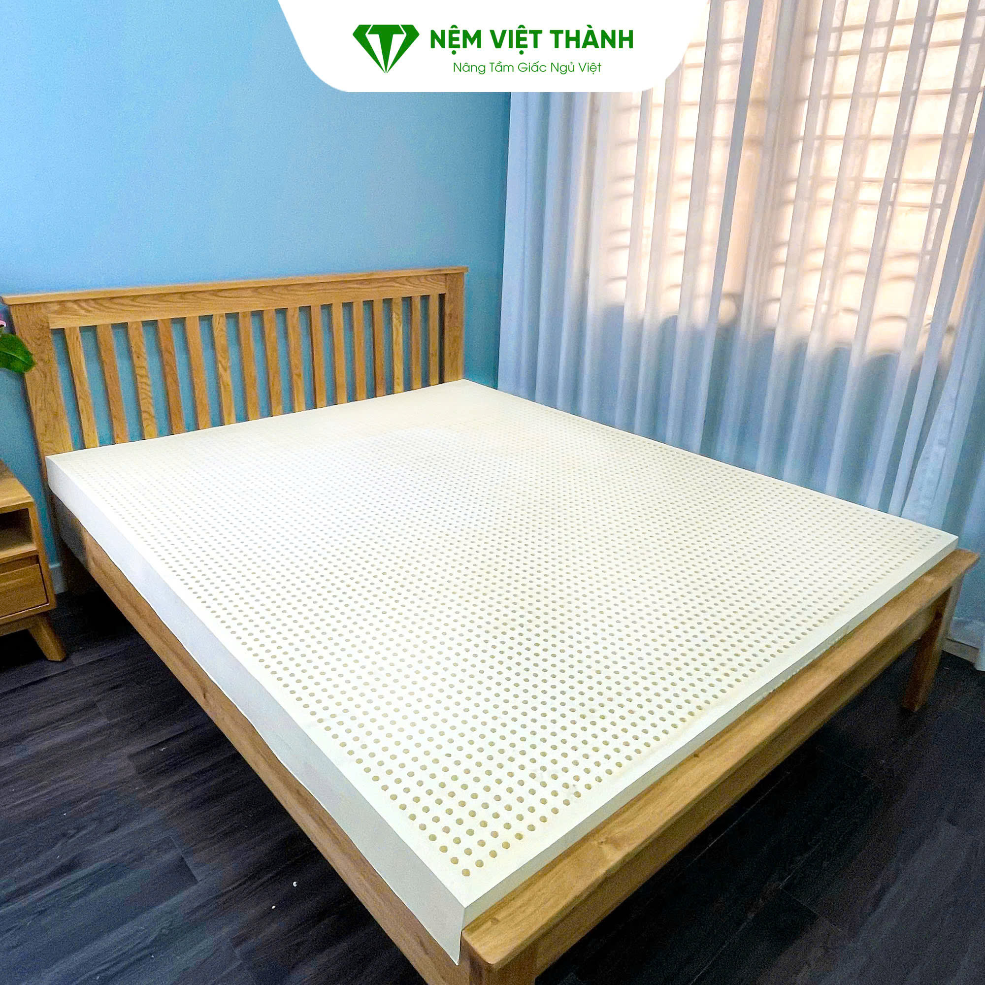 Nệm cao su bền bỉ theo thời gian phù hợp khi cân nhắc nên mua nệm foam hay cao su