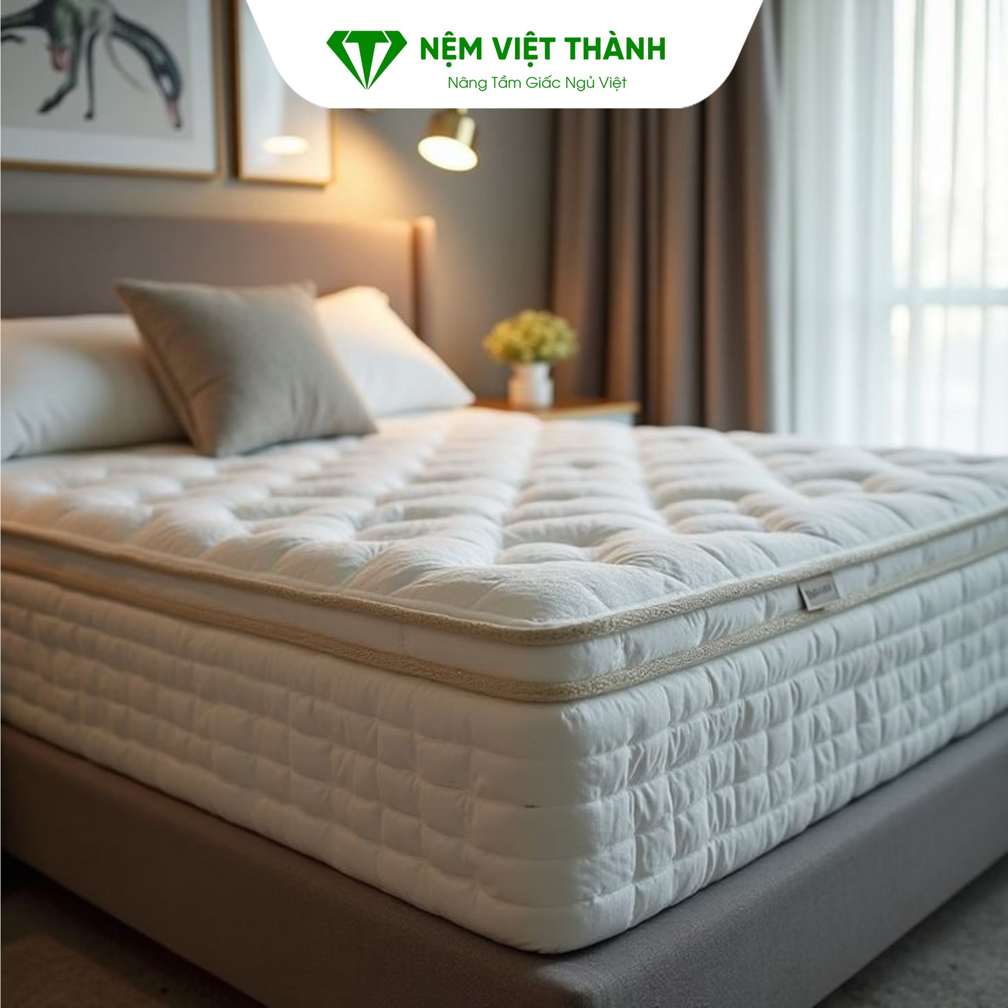 Nệm lò xo với giá trị thẩm mỹ cao