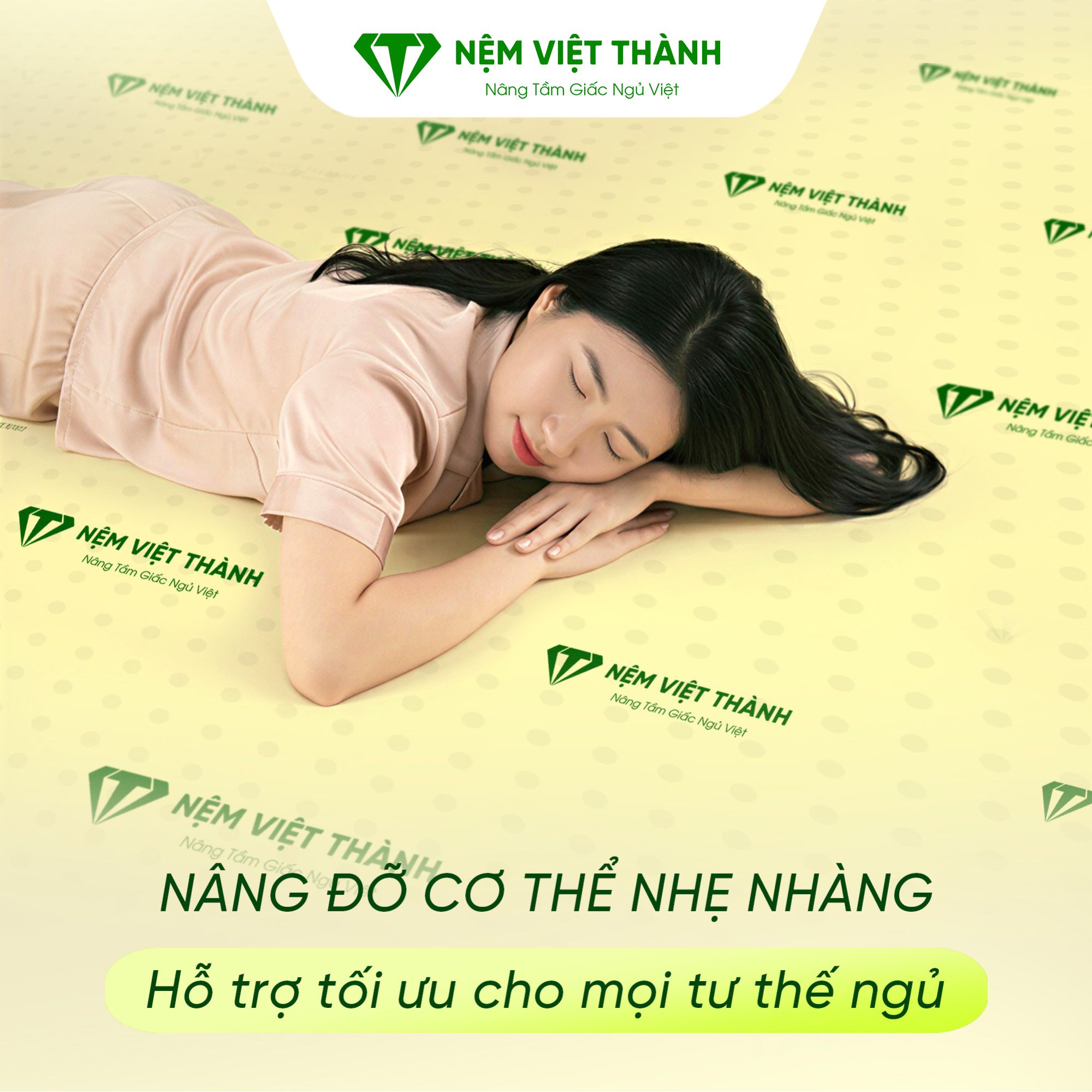 Khả năng nâng đỡ cơ thể tối ưu của nệm foam
