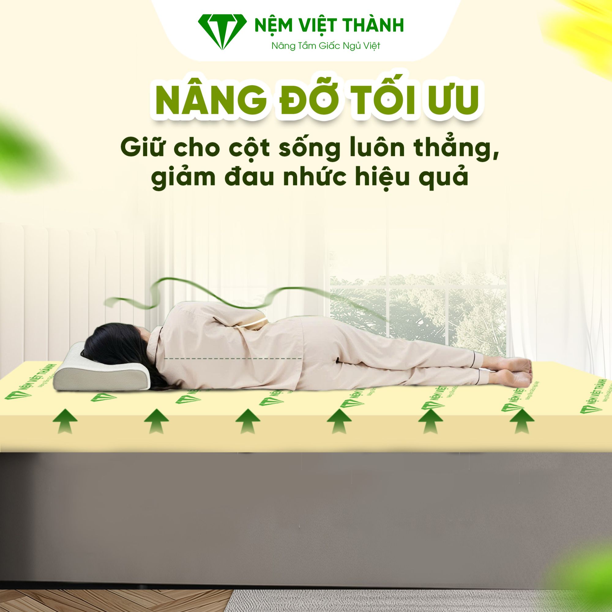 Trải nghiệm nằm nệm foam khi so sánh nệm foam và nệm bông ép