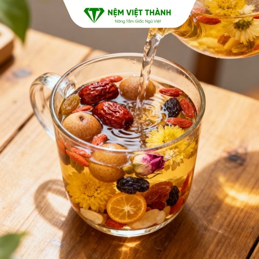 Nên uống các loại trà thảo mộc để cải thiện giấc ngủ cho người già