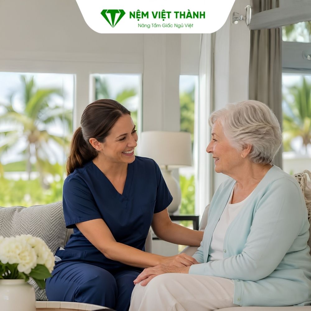 Đi khám bác sĩ định kỳ để đảm bảo sức khỏe cho người già