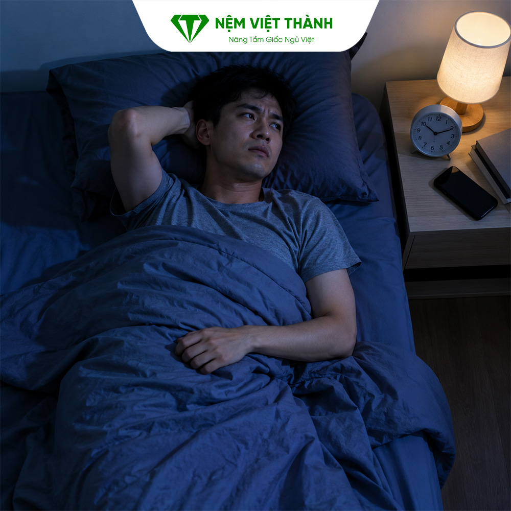 Khi nằm nệm bị lún sẽ ảnh hưởng đến chất lượng giấc ngủ của bạn