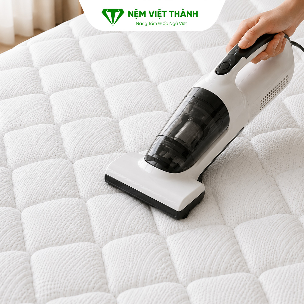 Thường xuyên vệ sinh bề mặt nệm