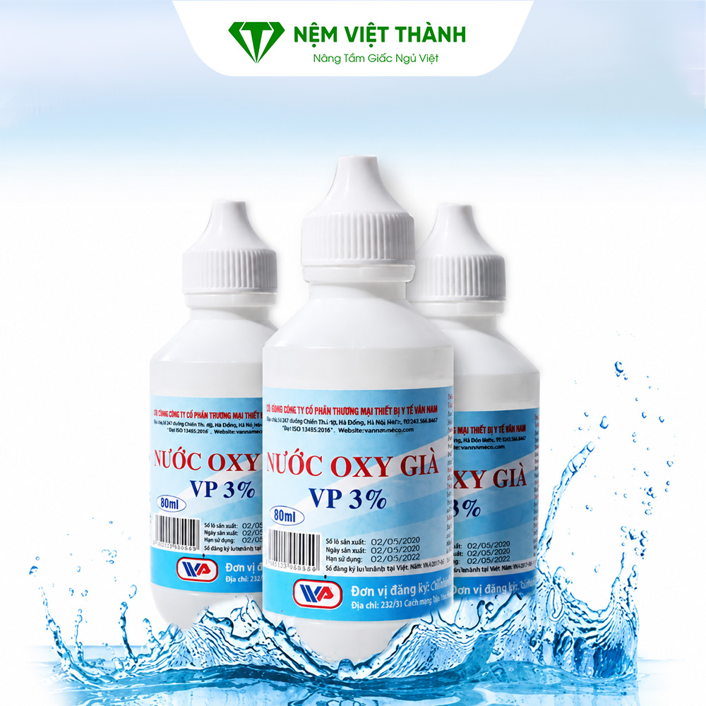 Dùng nước oxy già để tẩy vết ố vàng trên nệm