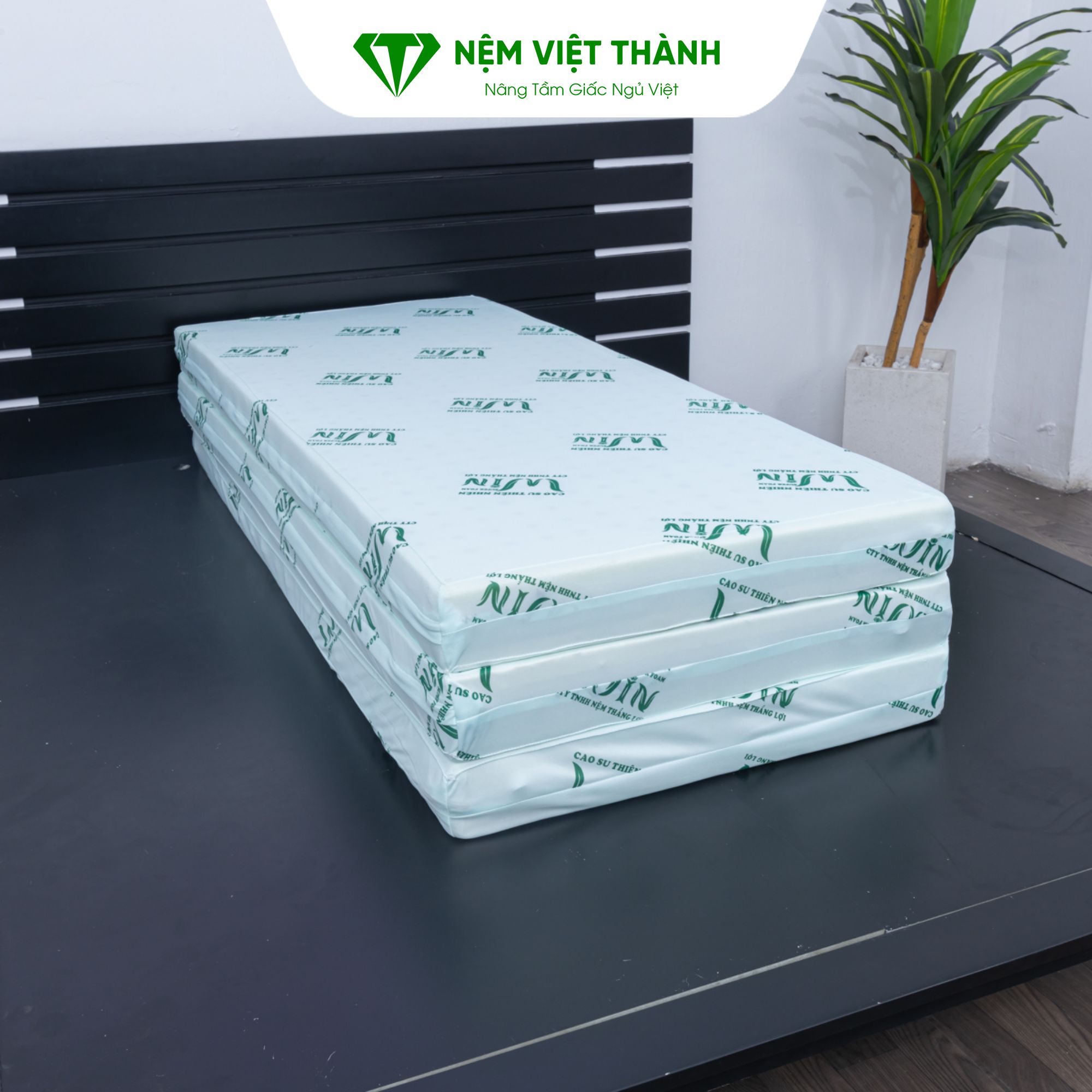 Nệm cao su thiên nhiên gấp 3 Nệm cao su thiên nhiên gấp 3