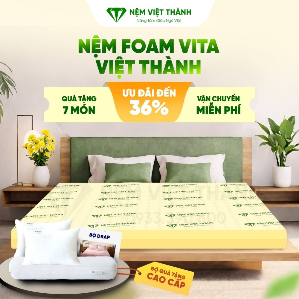 Mua nệm foam chính hãng tại Nệm Việt Thành