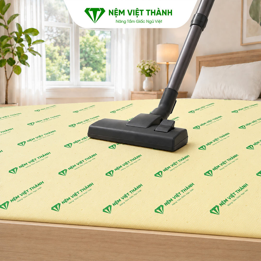 Nệm cao su non có thấm nước không và quy trình làm sạch phấn rôm sau hút ẩm Nệm cao su non có thấm nước không và quy trình làm sạch phấn rôm sau hút ẩm