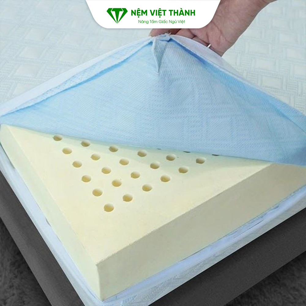 Dùng áo bọc nệm để tăng độ bền của nệm cao su Dùng áo bọc nệm để tăng độ bền của nệm cao su