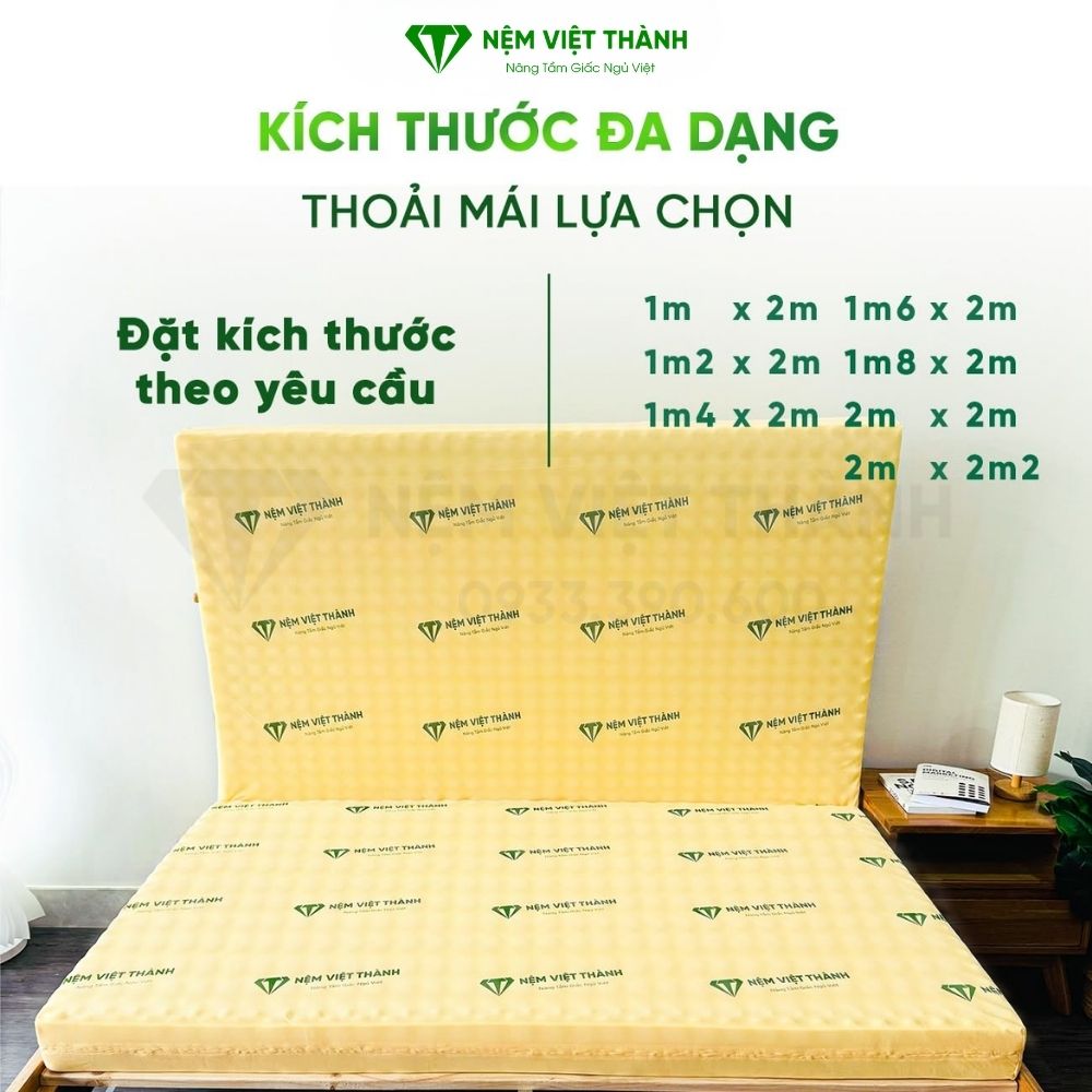 Khi chọn nệm cho người bị mất ngủ cần lựa chọn kích thước phù hợp