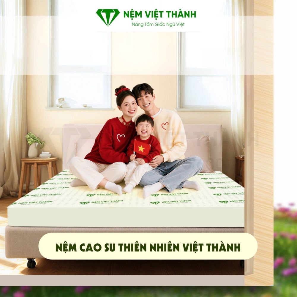 Nệm cao su thiên nhiên Việt Thành lựa chọn xuất sắc cho người bị mất ngủ