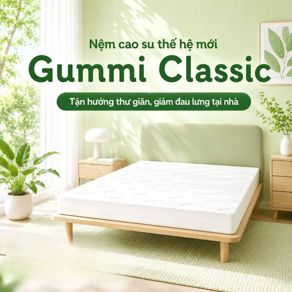 Nệm cao su thiên nhiên Gummi Classic