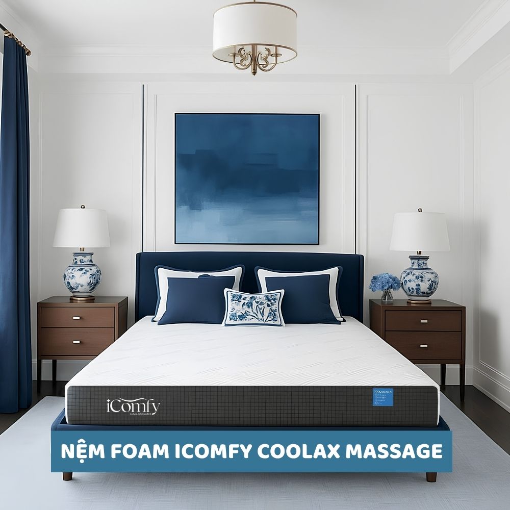 Nệm foam iComfy Coolax massage