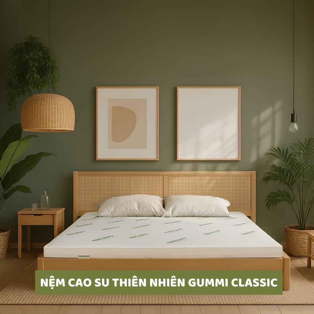 Nệm Cao Su Thiên Nhiên Gummi Classic