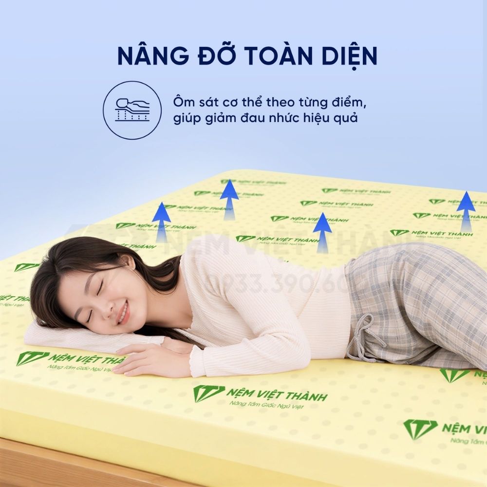Khả năng nâng đỡ cơ thể của nệm giúp hỗ trợ cho phụ nữ mang thai khi nằm Khả năng nâng đỡ cơ thể của nệm giúp hỗ trợ cho phụ nữ mang thai khi nằm