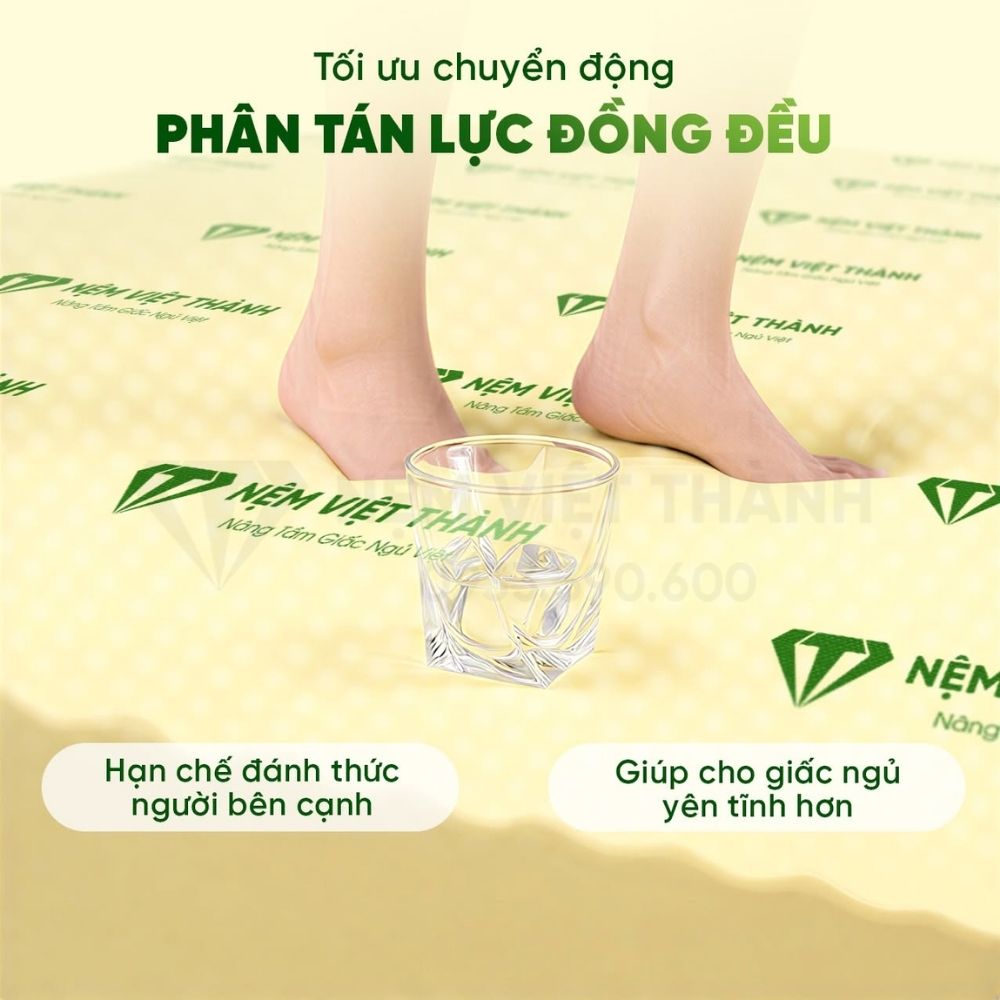 Khả năng cách ly chuyển động và phân tán lực đồng đều Khả năng cách ly chuyển động và phân tán lực đồng đều