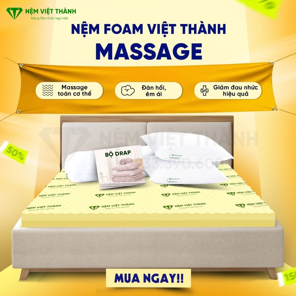 Nệm foam massage Việt Thành Nệm foam massage Việt Thành