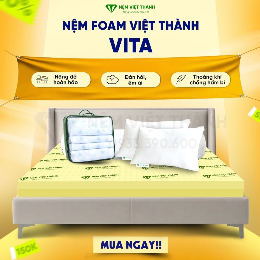 Nệm Foam VITA Việt Thành Nệm Foam VITA Việt Thành
