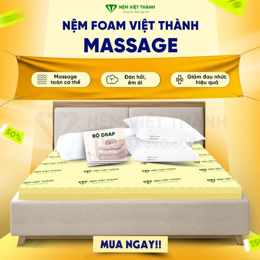 Nệm Foam Massage Việt Thành Nệm Foam Massage Việt Thành