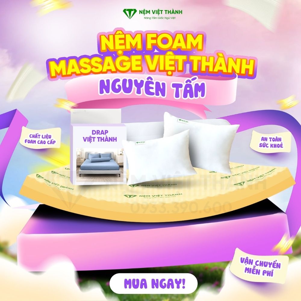 Nệm foam massage Việt Thành Nệm foam massage Việt Thành