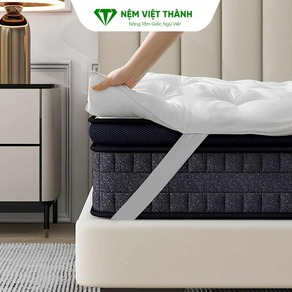Nệm topper dễ vệ sinh và thay thế hơn trong quá trình sử dụng