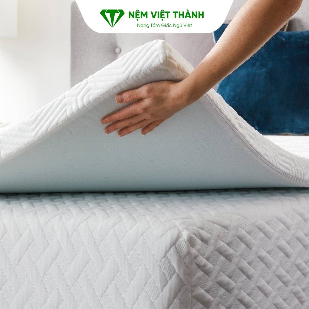 Nệm topper giúp tăng thêm sự êm ái 