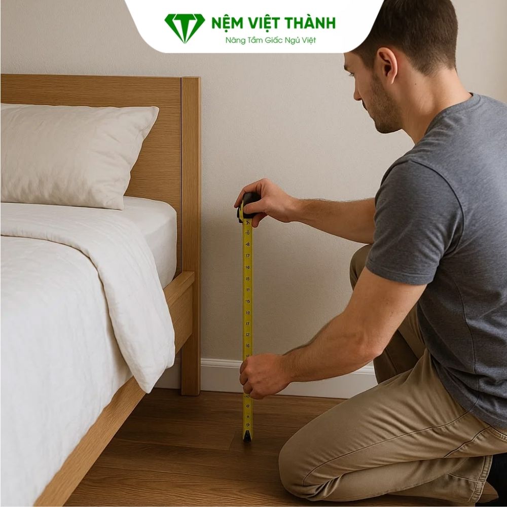 Chiều cao của giường là yếu tố cũng không kém phần quan trọng