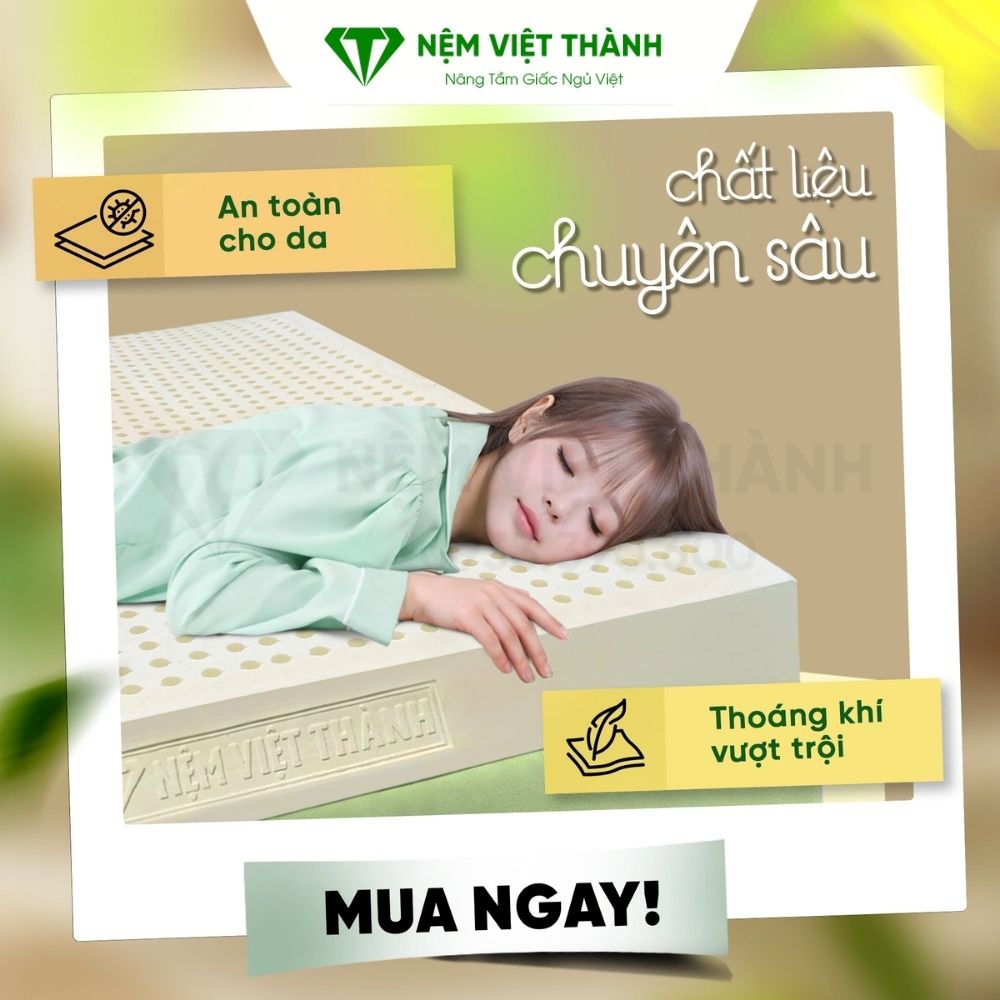 Độ an toàn của nệm cao su thiên nhiên được làm bằng chất liệu chuyên sâu Độ an toàn của nệm cao su thiên nhiên được làm bằng chất liệu chuyên sâu