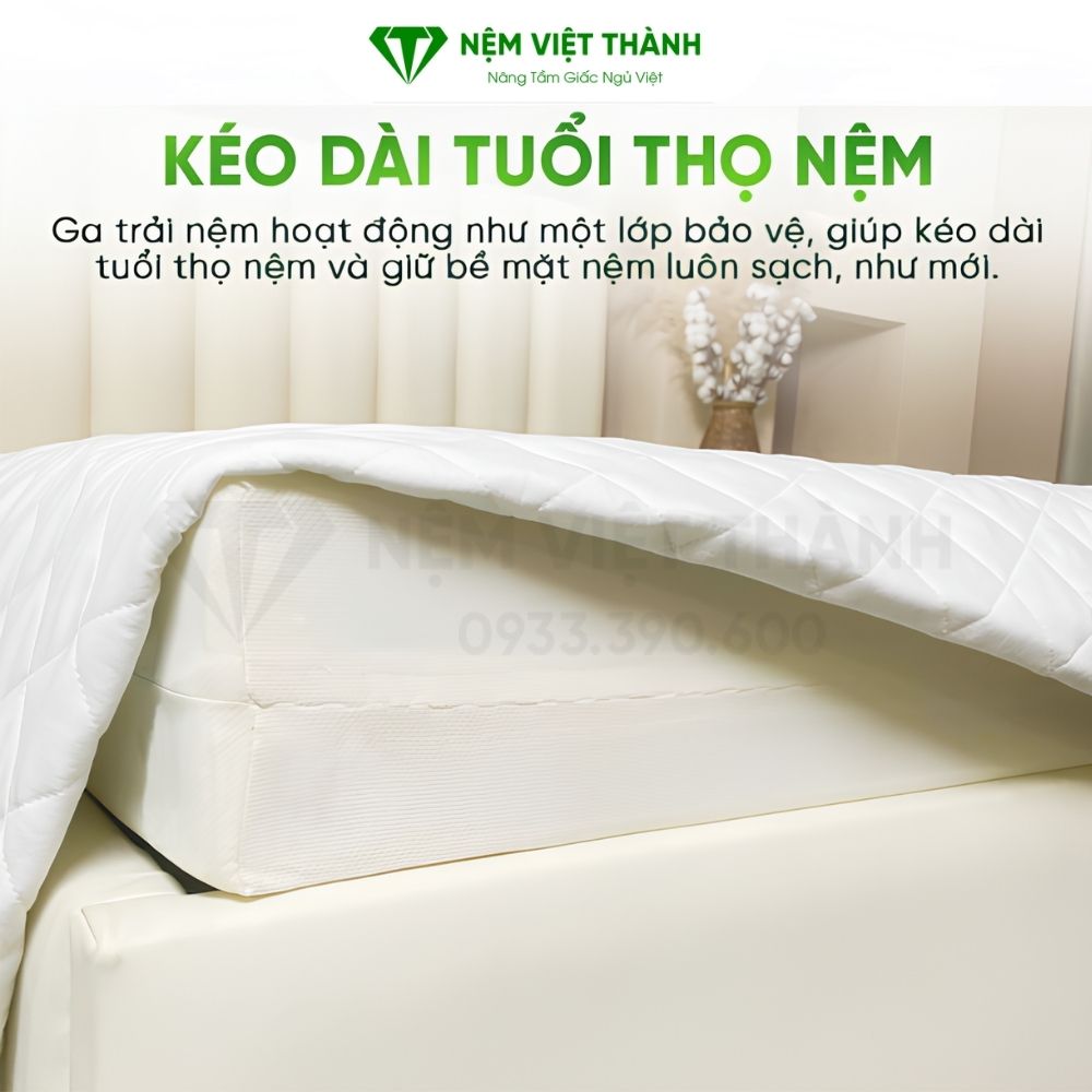Sử dụng ga trải giường từ để kéo dài tuổi thọ của nệm Sử dụng ga trải giường từ để kéo dài tuổi thọ của nệm