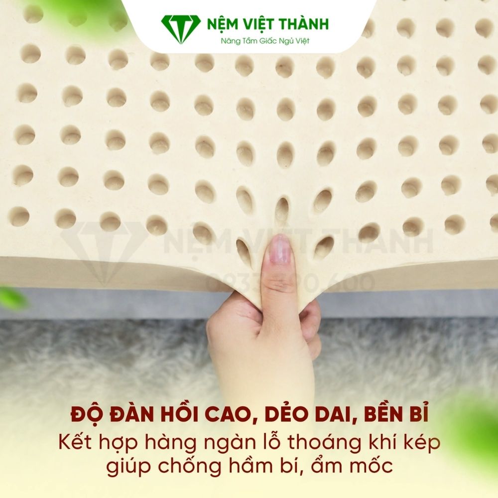 Nệm cao su thiên nhiên Nệm cao su thiên nhiên