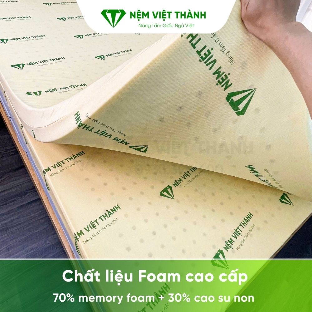 Nệm foam 1m5 x 2m