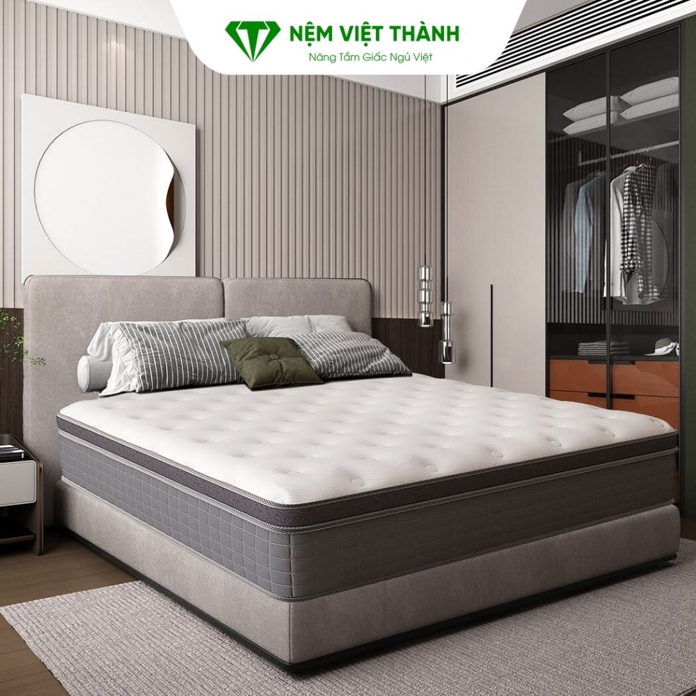 Nệm 1m8 x 1m8 sẽ linh hoạt hơn trong việc bài trí nội thất của căn phòng Nệm 1m8 x 1m8 sẽ linh hoạt hơn trong việc bài trí nội thất của căn phòng