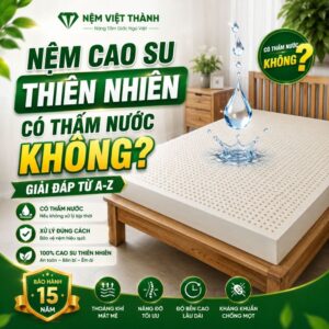 nem cao su thien nhien co tham nuoc khong 1
