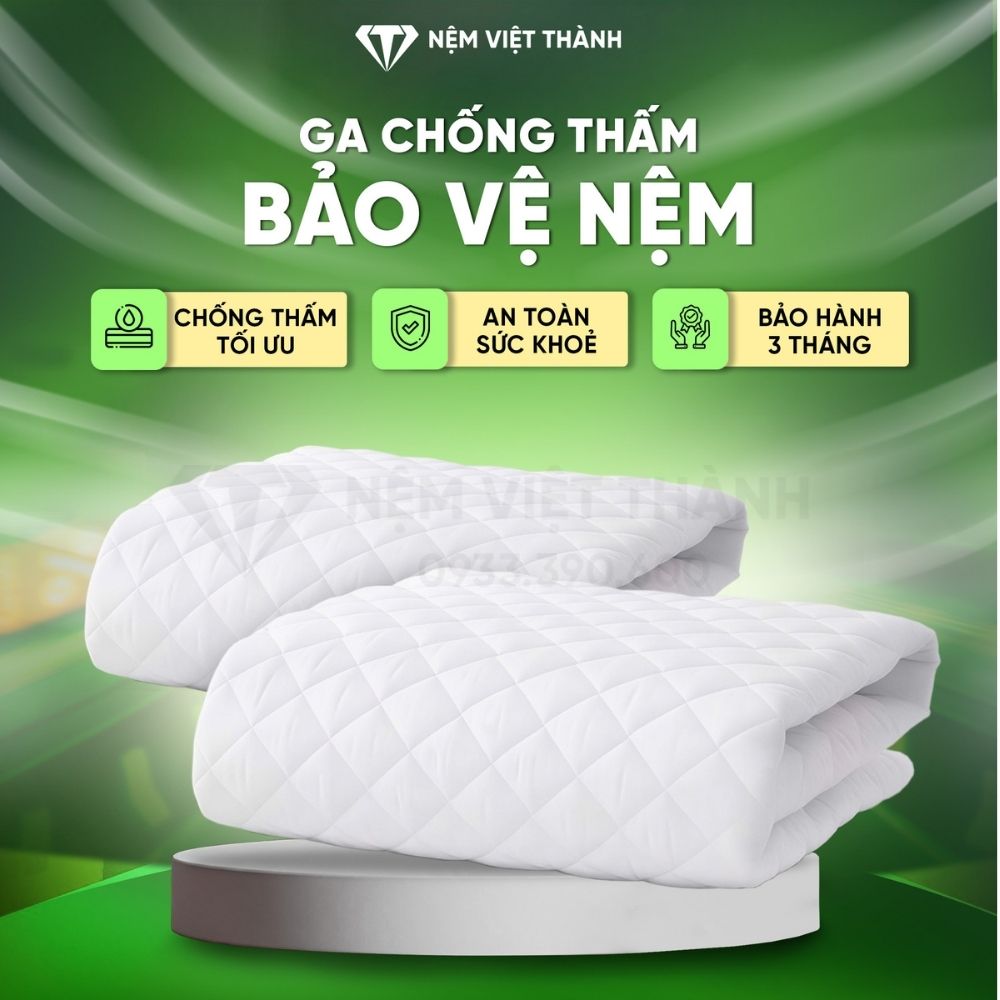 Sử dụng drap chống thấm để kéo dài tuổi thọ của nệm cao su thiên nhiên Sử dụng drap chống thấm để kéo dài tuổi thọ của nệm cao su thiên nhiên