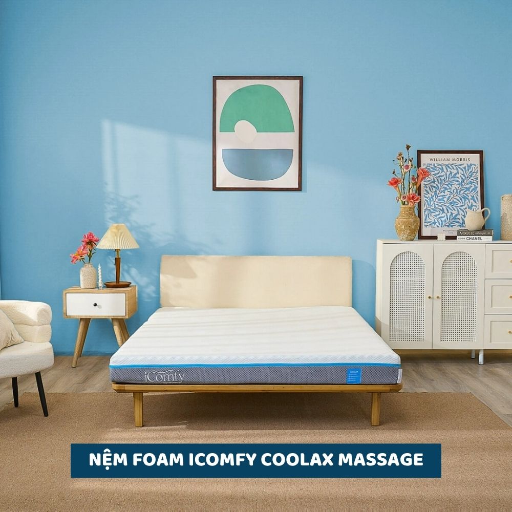 Nệm foam iComfy Coolax massage Nệm foam iComfy Coolax massage