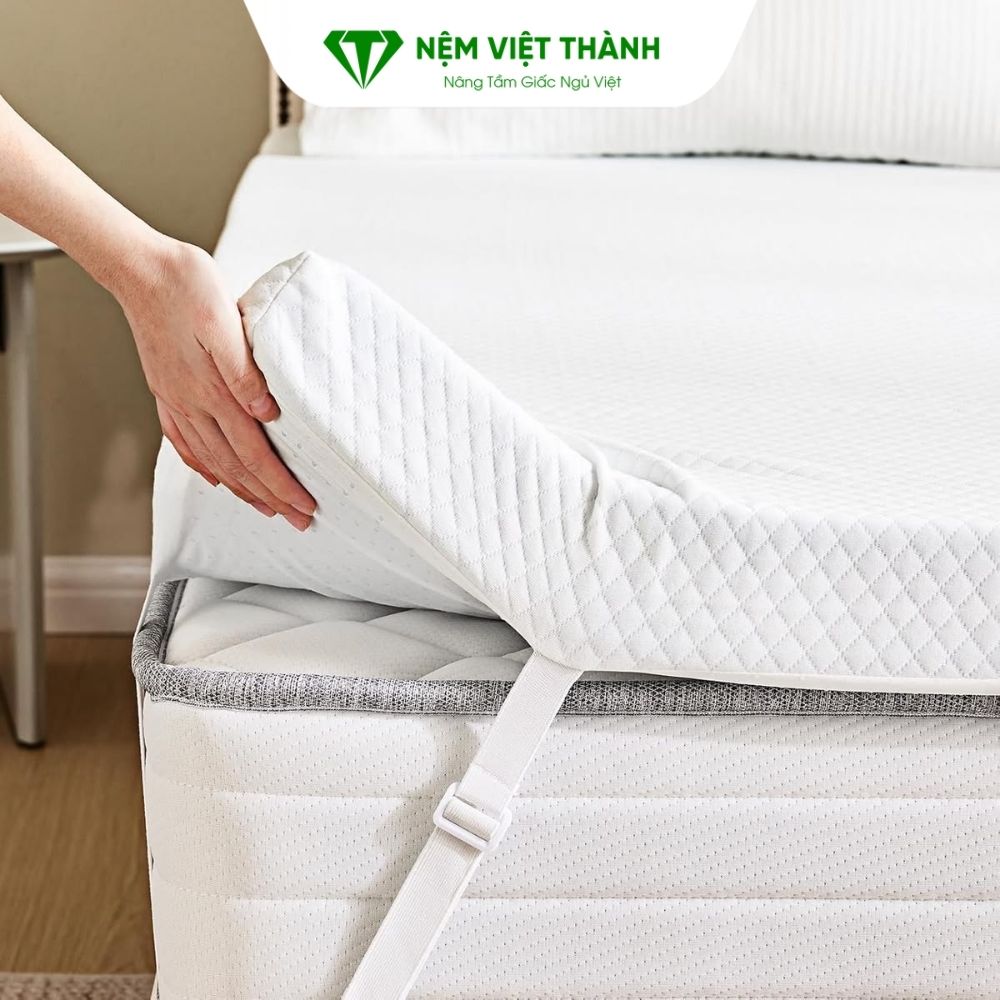 Sử dụng drap trải giường hoặc topper cho nệm cao su thiên nhiên Sử dụng drap trải giường hoặc topper cho nệm cao su thiên nhiên