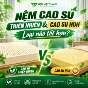 nem cao su thien nhien va cao su non 1