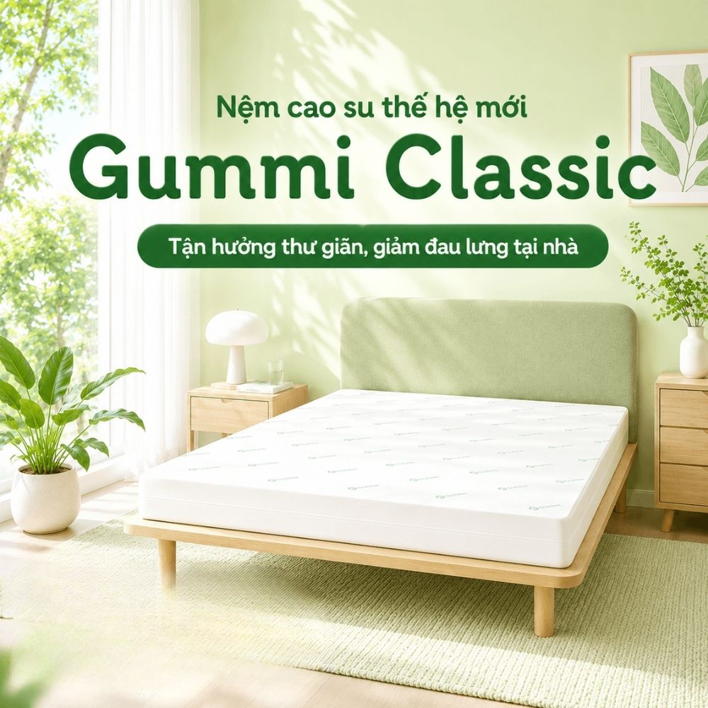 Nệm cao su thiên nhiên Gummi Classic