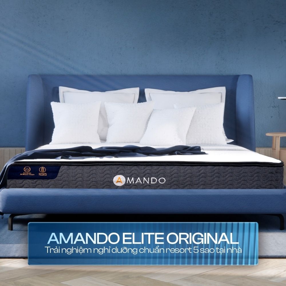 Nệm lò xo túi độc lập Amando Elite Original