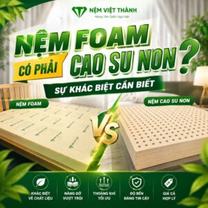 nem foam co phai cao su non khong 1