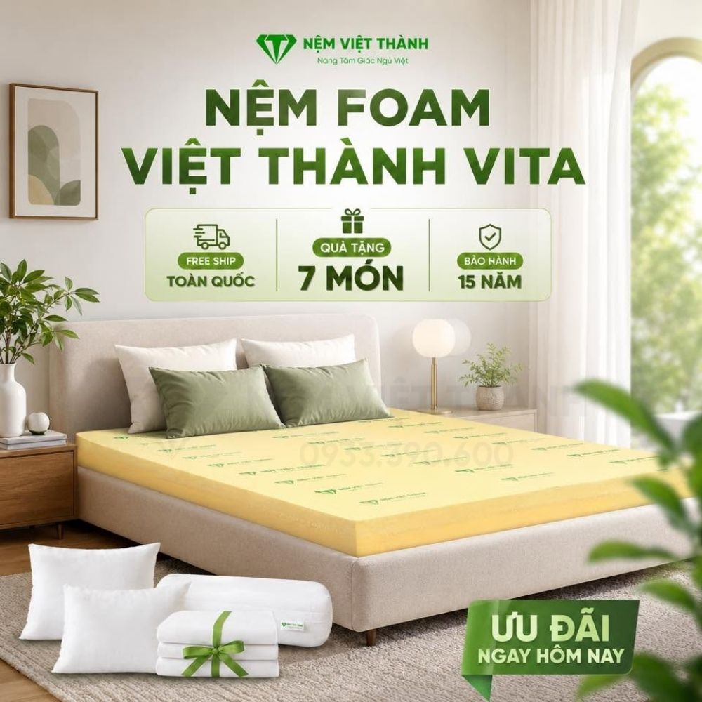 Nệm foam VITA Việt Thành Nệm foam VITA Việt Thành
