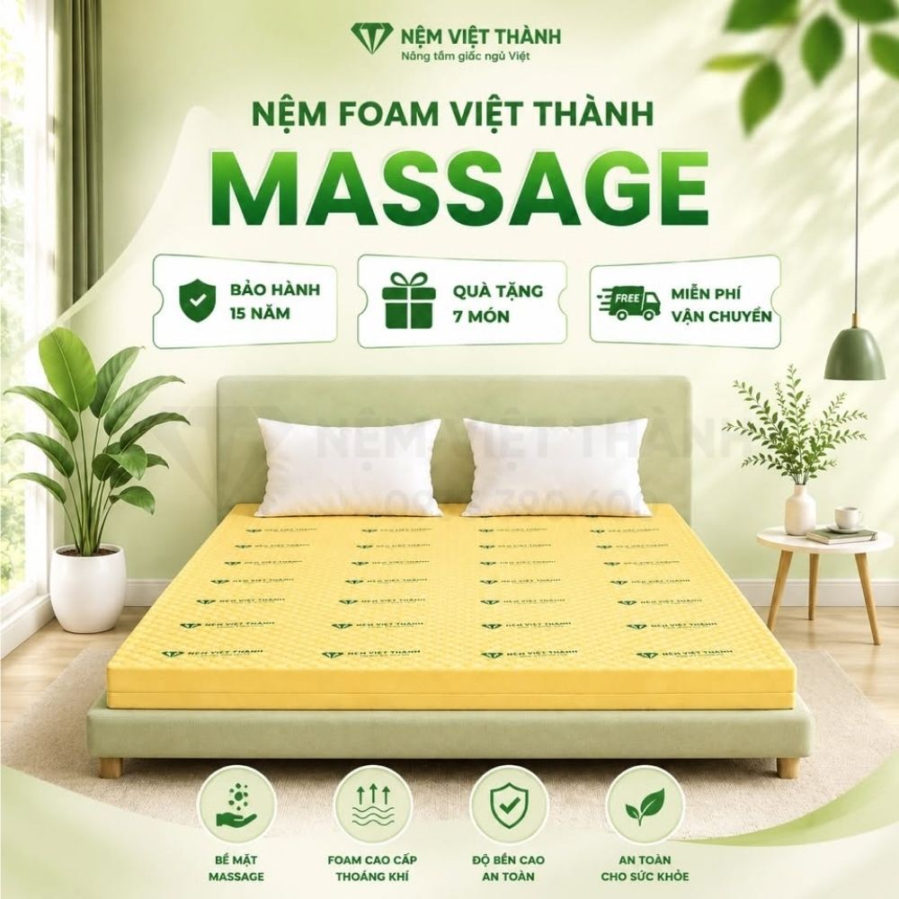 Nệm foam massage Việt Thành Nệm foam massage Việt Thành