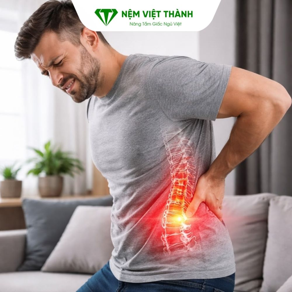 Người bị đau lưng, thoát vị đĩa đệm nên nằm nệm foam hay cao su Người bị đau lưng, thoát vị đĩa đệm nên nằm nệm foam hay cao su