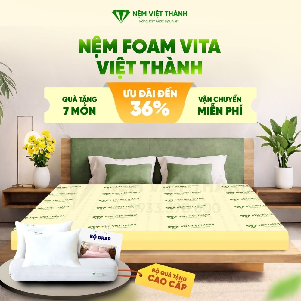 Nệm foam VITA Việt Thành Nệm foam VITA Việt Thành