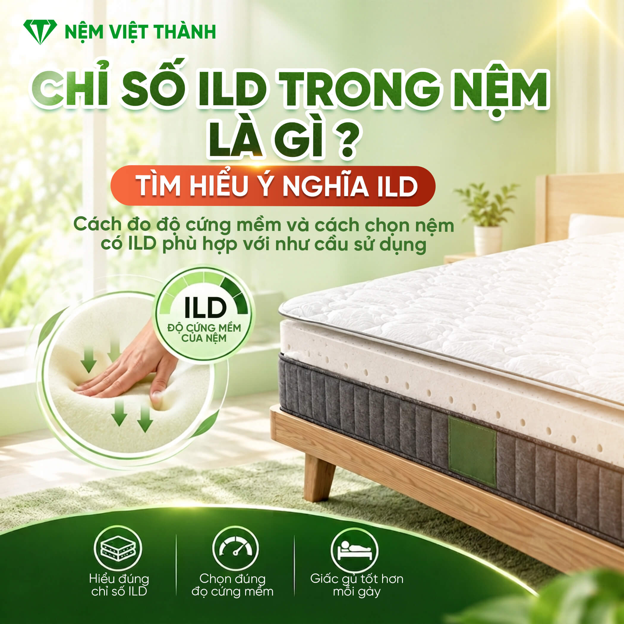 Chỉ Số ILD Trong Nệm Là Gì? Cách Chọn Nệm Có ILD Phù Hợp