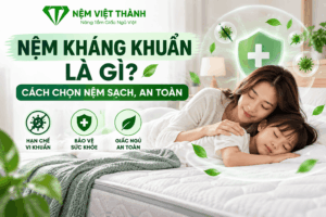 Nệm Kháng Khuẩn Là Gì? Cách Chọn Nệm Sạch, An Toàn
